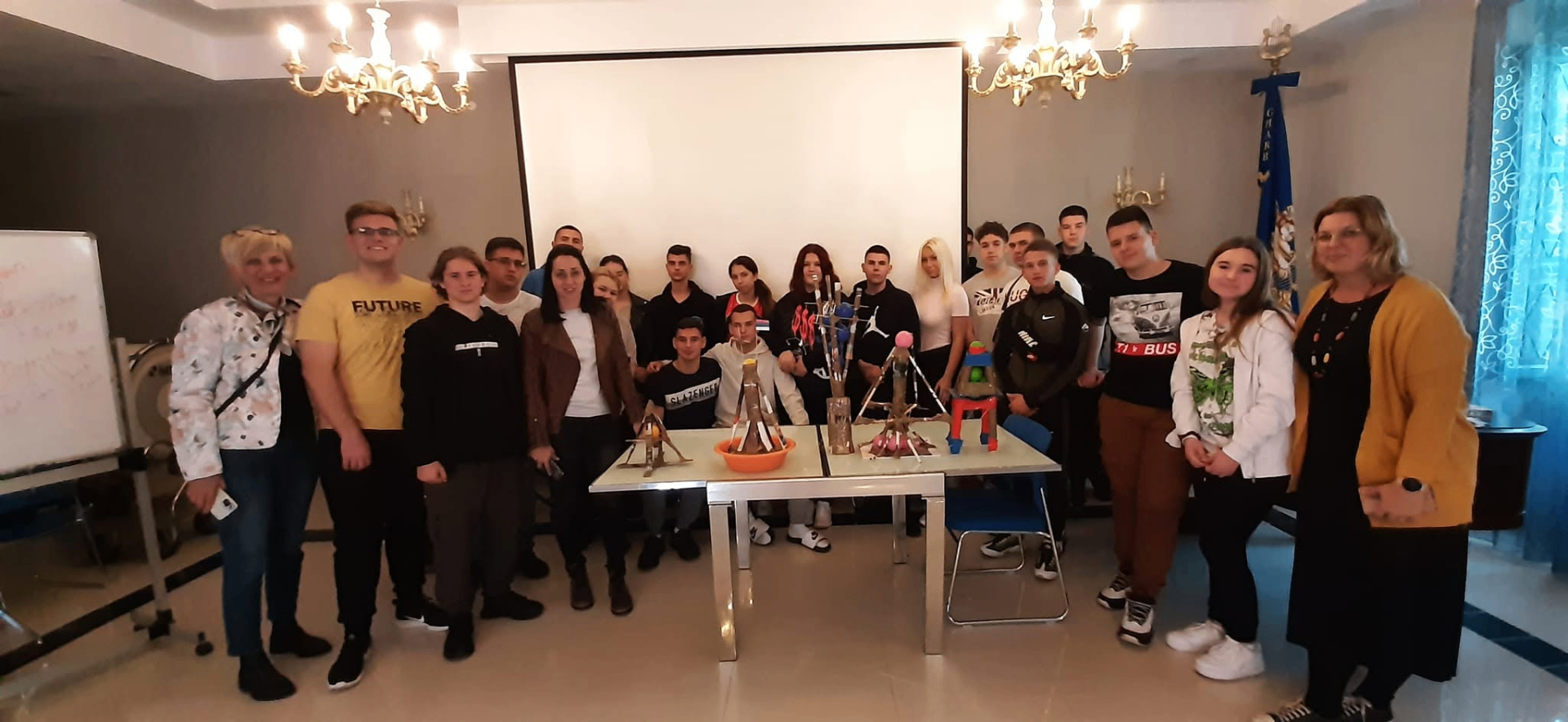 Youth STEM workshop — collaborative learning, creativity and practical experimentation.